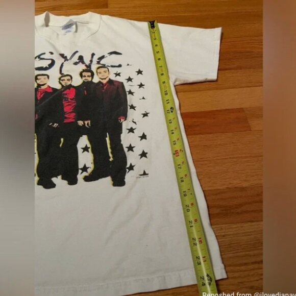 NSYNC T-Shirt Vintage Concert Tour 2001 Pop Odyssey Short Sleeve Size Small  EUC - Picture 6 of 8